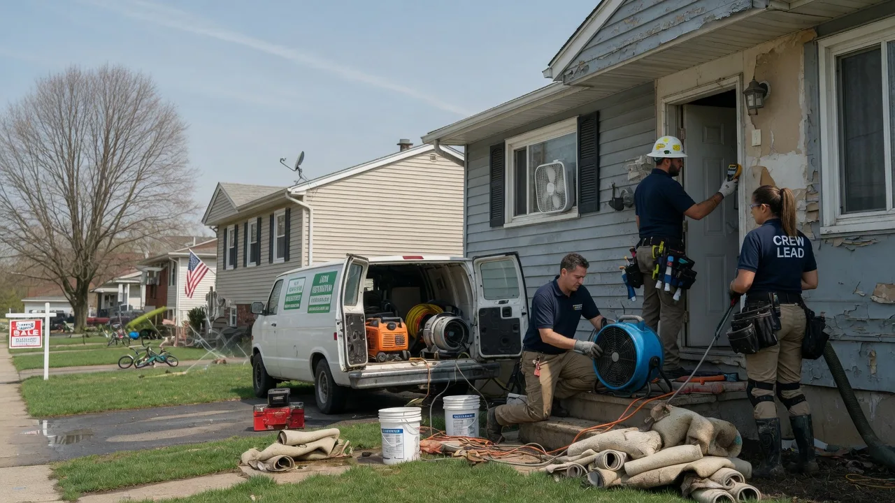 Flood Cleanup in Warren, OH near me