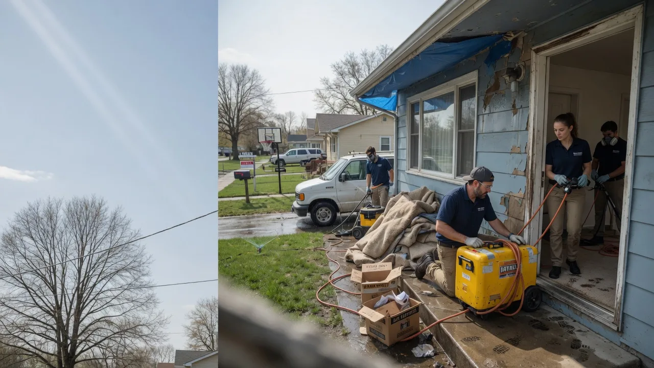 Basement Flood Cleanup in Warren, OH near me